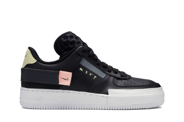 Nike Air Force 1 Low Drop Type 'Pink Tint' — Black/Anthracite-Pink Tint (2)