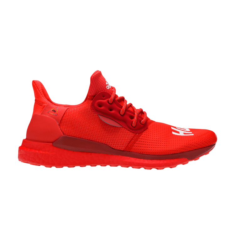 Pharrell x adidas Solar Hu Glide 'Power Red' — Red/Power Red/Running White