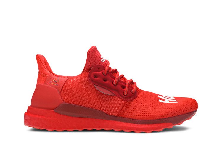 Pharrell x adidas Solar Hu Glide 'Power Red' — Red/Power Red/Running White