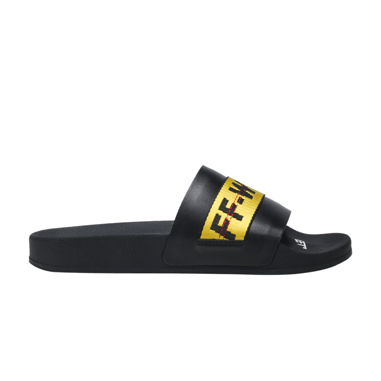 Off-White Industrial Sliders 'Black Yellow' F/W 2019 — Black/Yellow