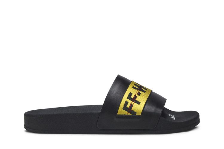 Off-White Industrial Sliders 'Black Yellow' F/W 2019 — Black/Yellow