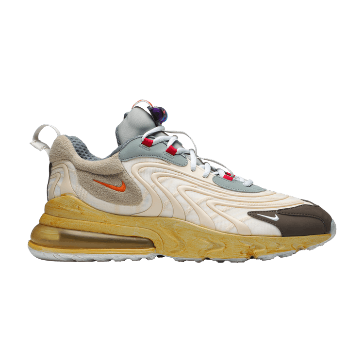 Travis Scott x Nike Air Max 270 React ENG 'Cactus Trails' — Light Cream/Dark Hazel/Mica Green/Starfish