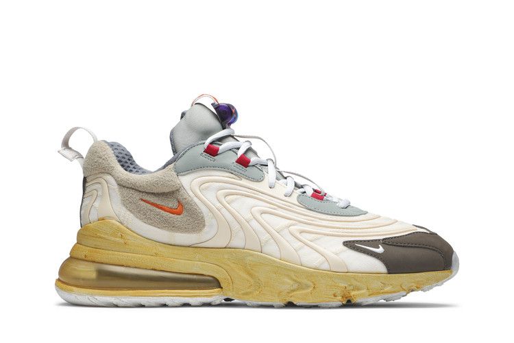 Travis Scott x Nike Air Max 270 React ENG 'Cactus Trails' — Light Cream/Dark Hazel/Mica Green/Starfish (2)