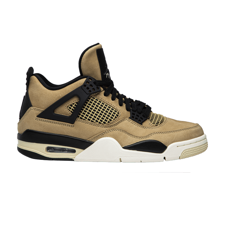 Wmns Air Jordan 4 Retro 'Mushroom' — Mushroom/Black/Fossil/Pale Ivory