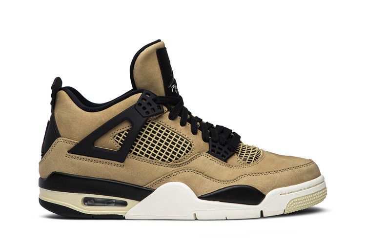 Wmns Air Jordan 4 Retro 'Mushroom' — Mushroom/Black/Fossil/Pale Ivory