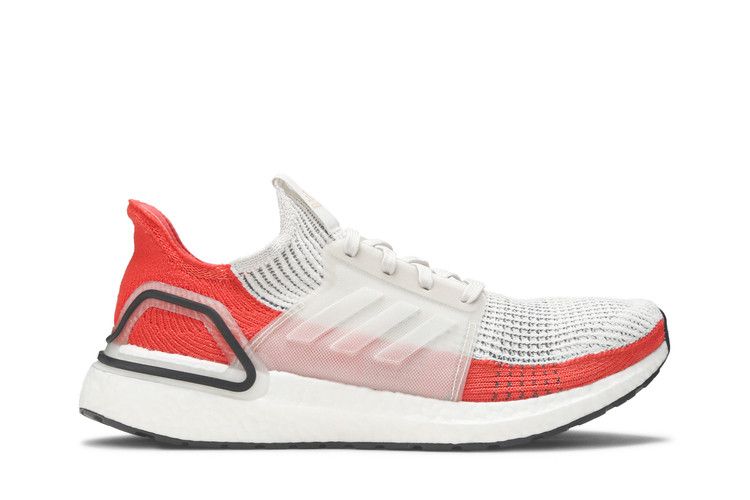 Adidas UltraBoost 19 'Active Orange' — Raw White/White/Active Orange