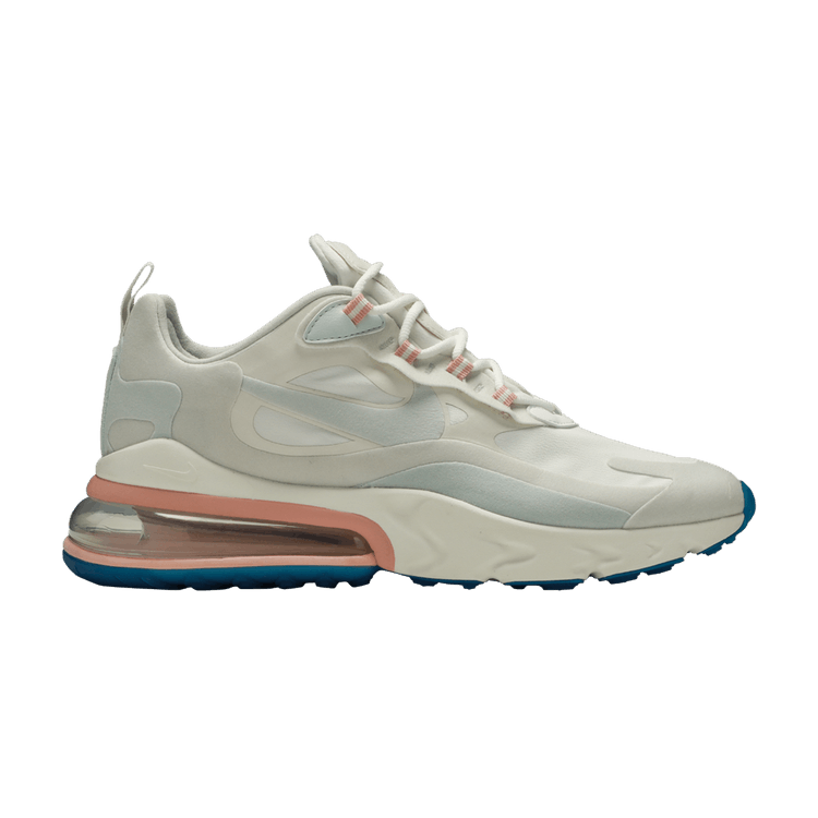 Nike Wmns Air Max 270 React 'American Modern' — Summit White/Phantom/Coral Stardust/Ghost Aqua