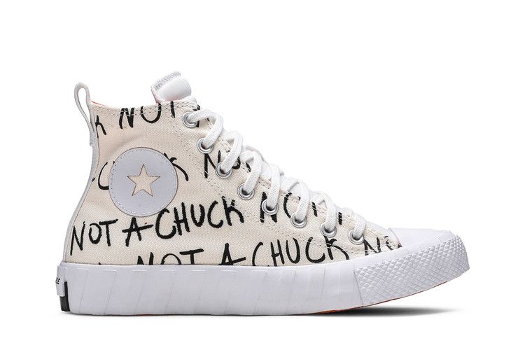Converse UNT1TL3D Hi GS 'Not a Chuck' — Egret/White/Bold Mandarin
