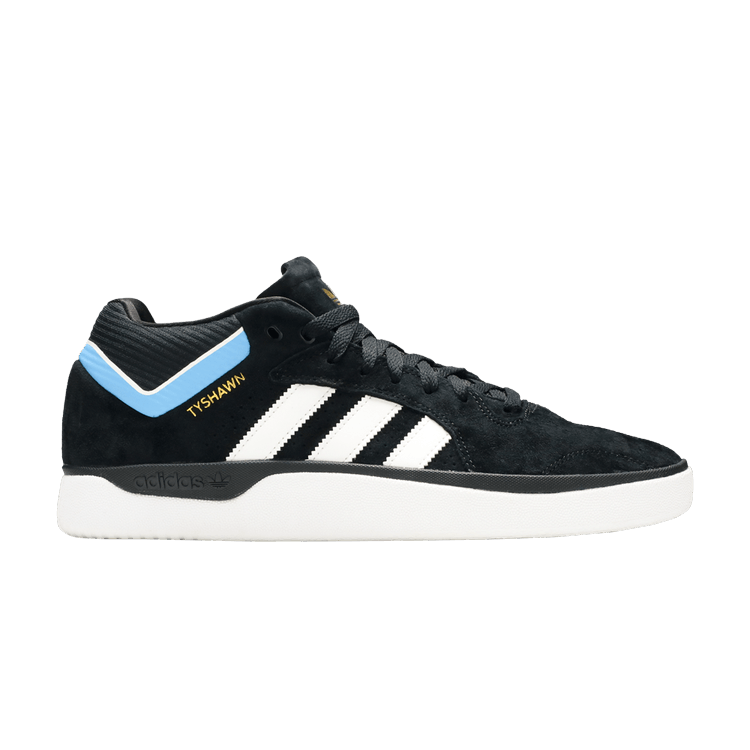 Adidas Tyshawn 'Core Black' — Core Black/Cloud White/Light Blue