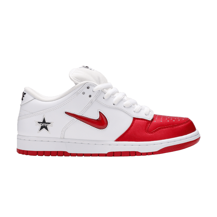 Supreme x Nike Dunk SB Low 'Varsity Red' — Varsity Red/Varsity Red/White/Black