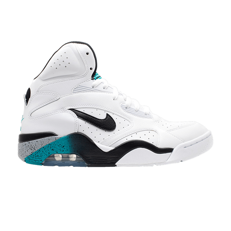 Nike Air Force 180 Mid 'White Grey Emerald' — White/Black/Wolf Grey/Emerald
