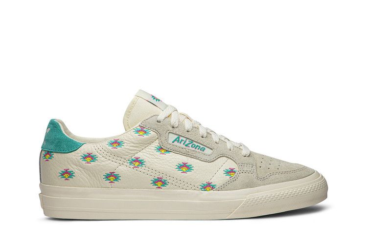 AriZona x adidas Continental Vulc 'Iced Tea With Lemon Flavor' — Core White/Core White