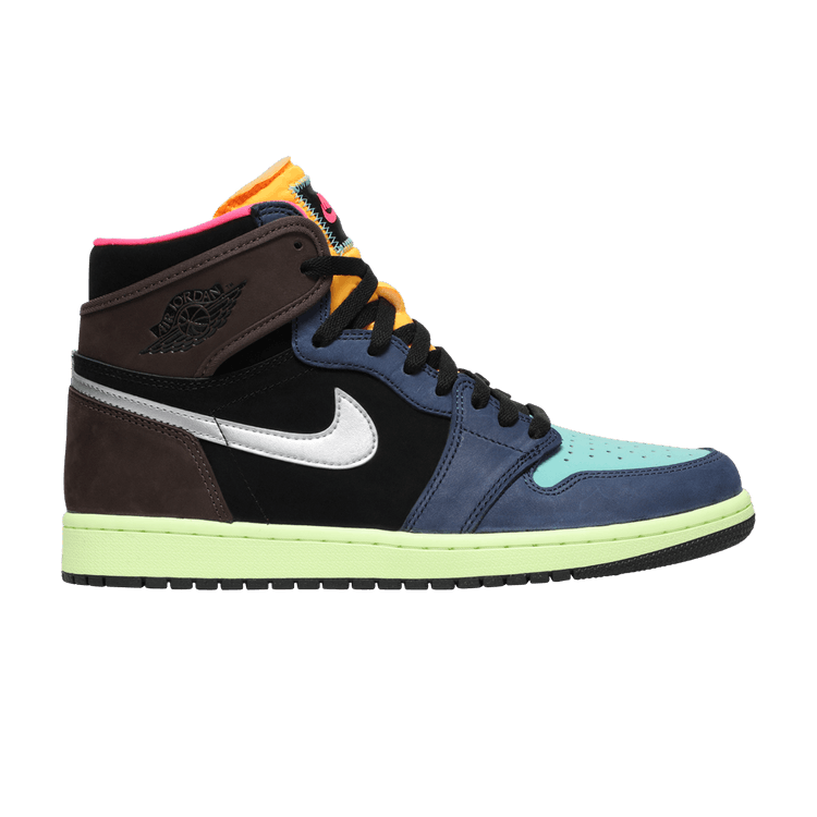 Air Jordan 1 Retro High 'Tokyo Bio Hack' — Baroque Brown/Black/Laser Orange/Racer Pink