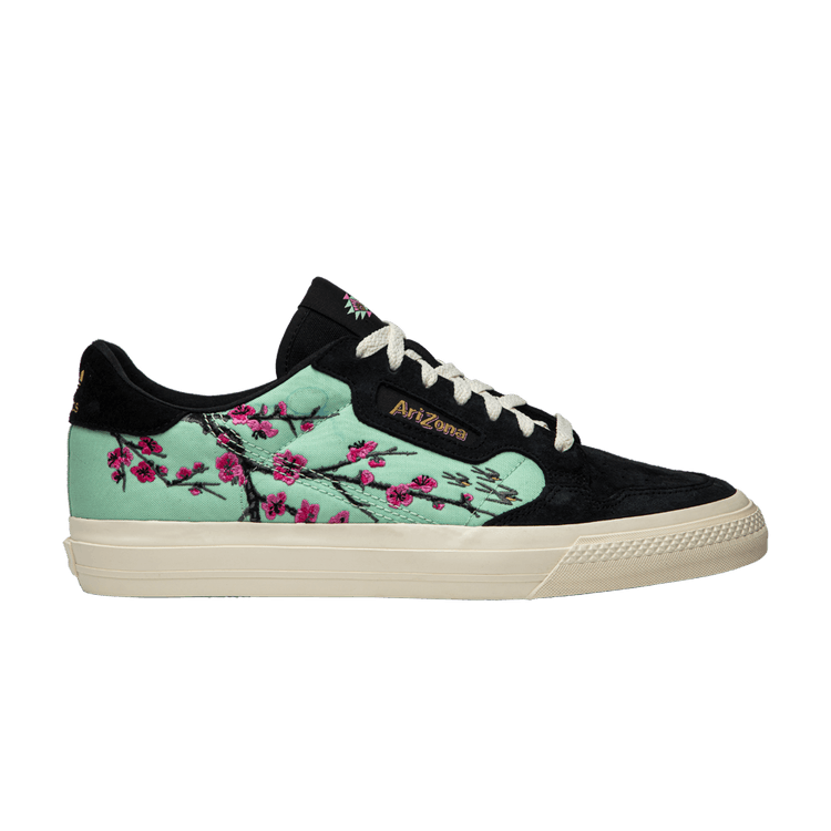 AriZona x adidas Continental Vulc 'Green Tea With Ginseng And Honey' — Core Black/Core Black