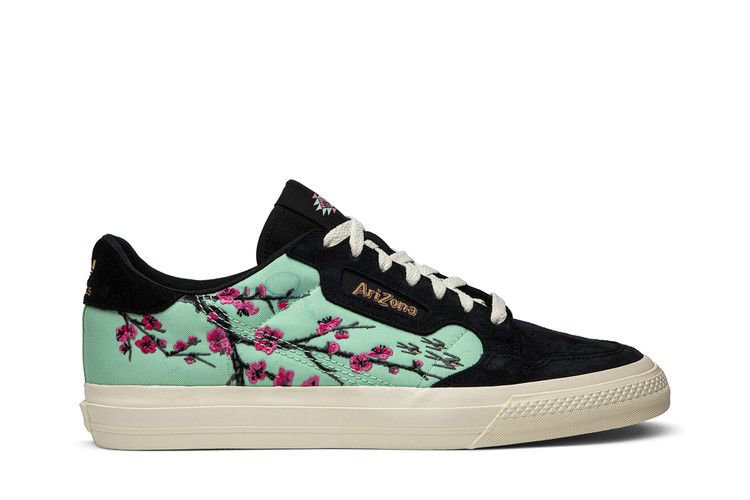 AriZona x adidas Continental Vulc 'Green Tea With Ginseng And Honey' — Core Black/Core Black