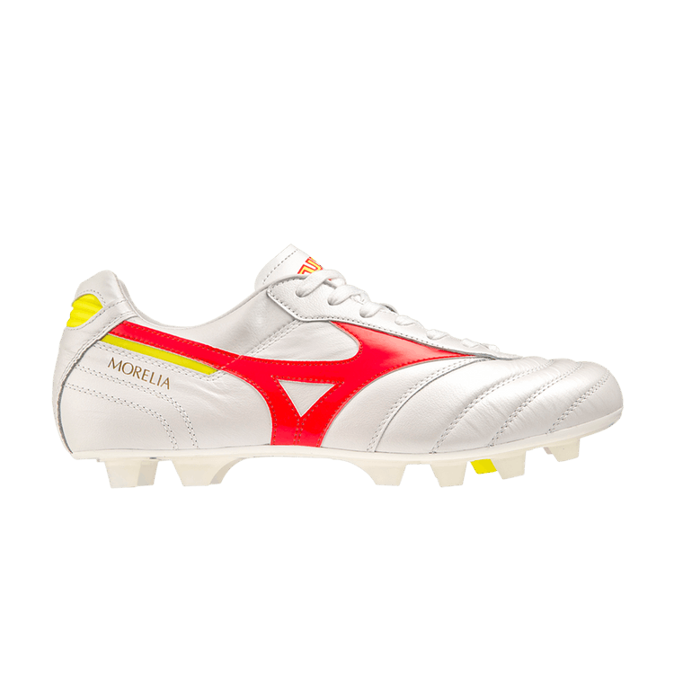 Mizuno Morelia 2 Made in Japan 'White Fiery Coral' — White/Fiery Coral