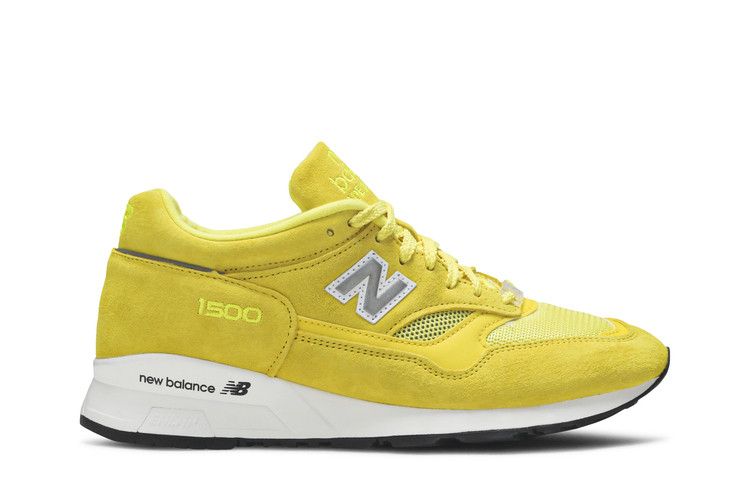Pop Trading Company x New Balance 1500 Made in England 'Electric Yellow' — Electric Yellow/White