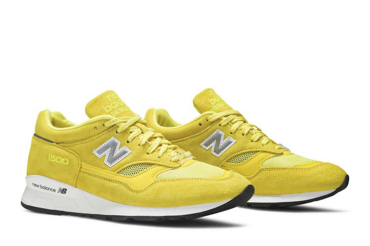 Pop Trading Company x New Balance 1500 Made in England 'Electric Yellow' — Electric Yellow/White
