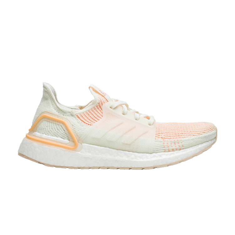 Adidas Wmns UltraBoost 19 'Glow Orange' — Off White/Off White/Glow Orange