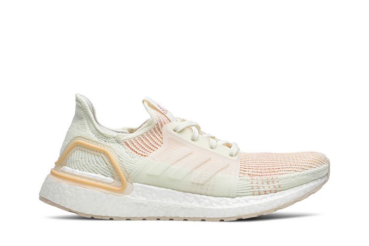 Adidas Wmns UltraBoost 19 'Glow Orange' — Off White/Off White/Glow Orange