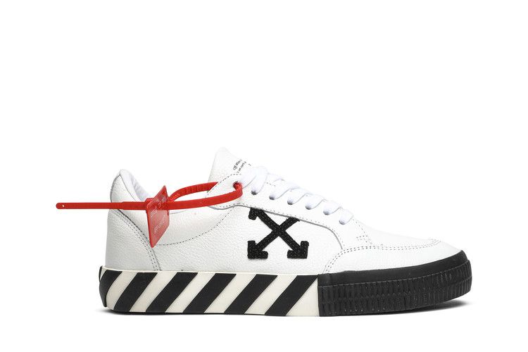 Off-White Vulcanized Low 'White Black' — White/Black