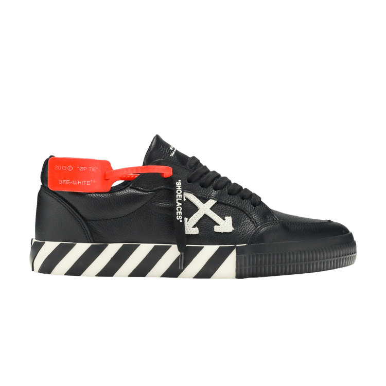 Off-White Vulcanized Low 'Black White' — Black/White