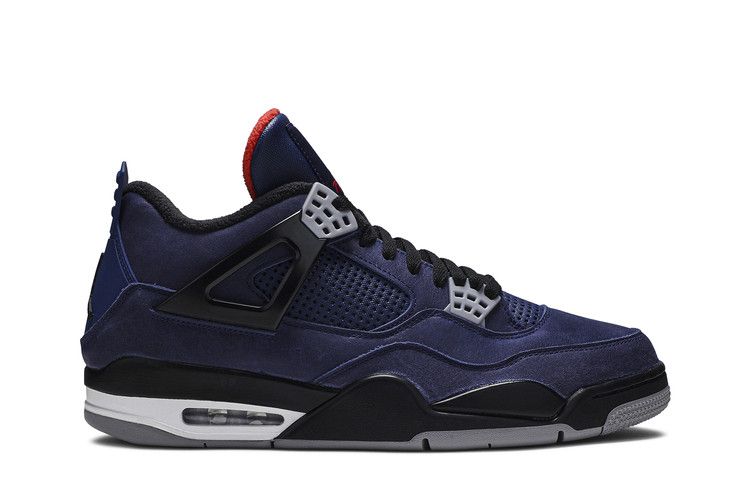 Air Jordan 4 Retro Winter 'Loyal Blue' — Loyal Blue/White/Habanero Red/Black