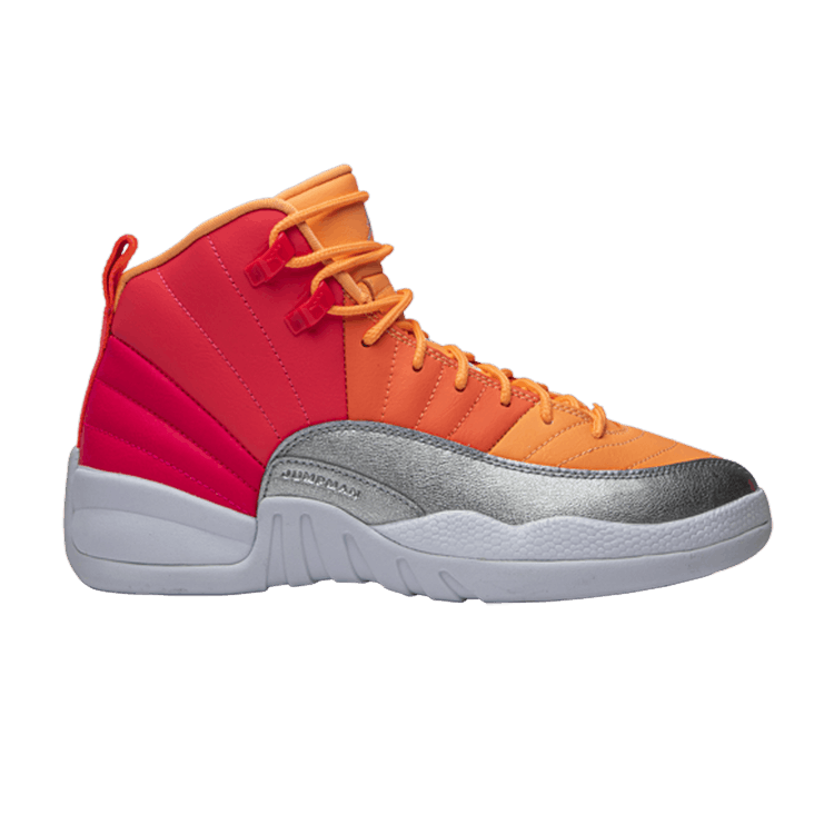 Air Jordan 12 Retro GS 'Sunrise' — Racer Pink/Hot Punch/Bright Mango/White