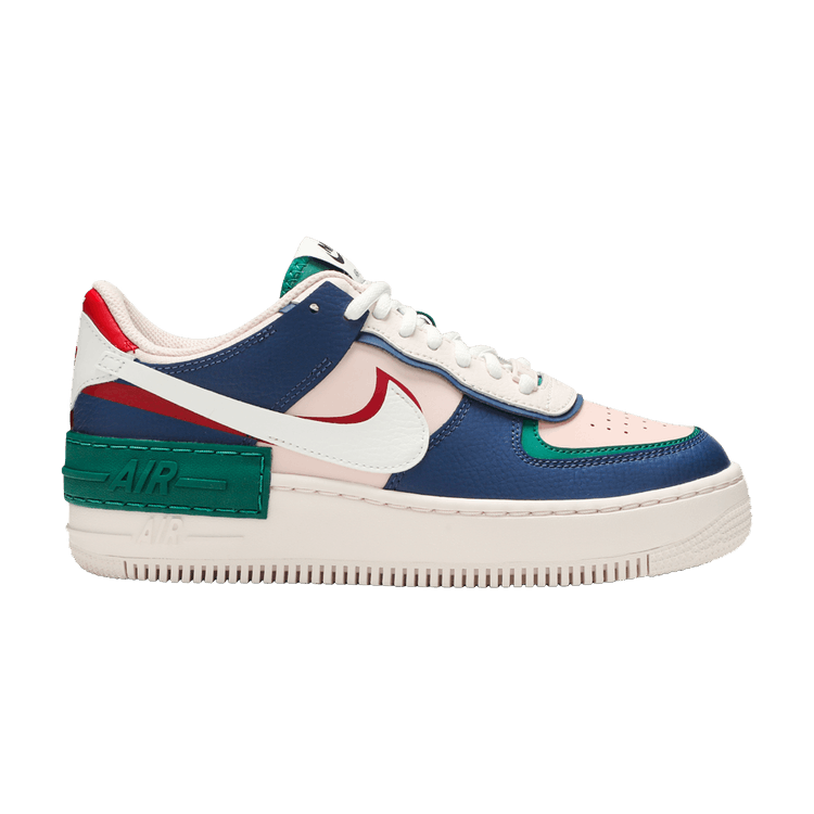 Nike Wmns Air Force 1 Shadow 'Mystic Navy' — Mystic Navy/White/Echo Pink/Gym Red