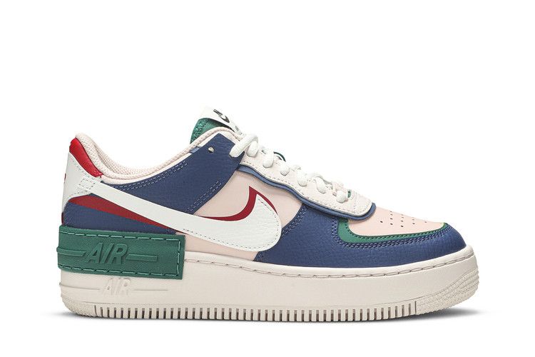 Nike Wmns Air Force 1 Shadow 'Mystic Navy' — Mystic Navy/White/Echo Pink/Gym Red (2)