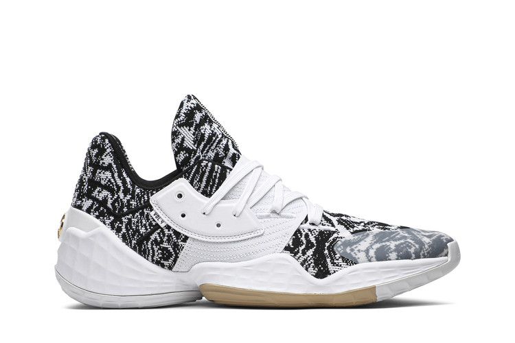 Adidas Harden Vol. 4 'Cookies and Cream' — Cloud White/Core Black/Pale Nude