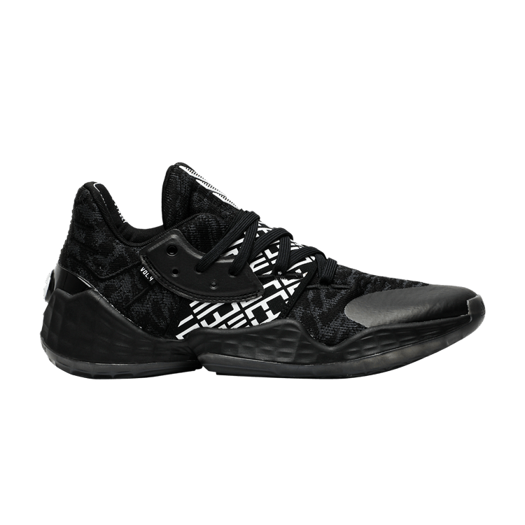adidas Harden Vol. 4 'Core Black' — Core Black/Cloud White/Core Black