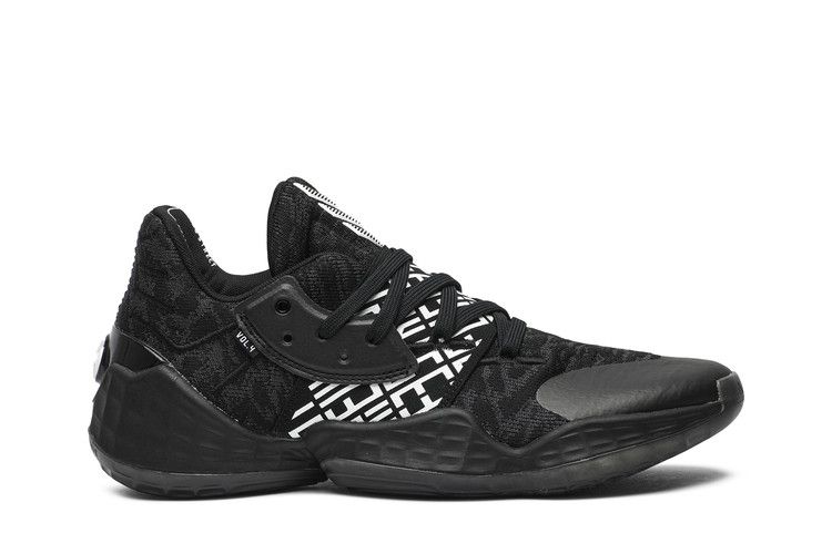 adidas Harden Vol. 4 'Core Black' — Core Black/Cloud White/Core Black