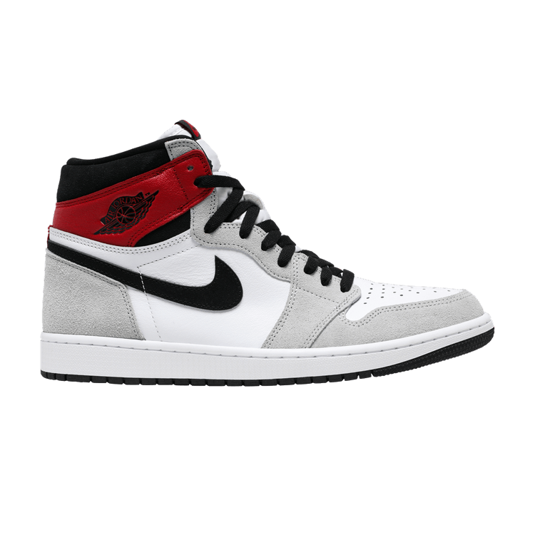 Air Jordan 1 Retro High OG 'Smoke Grey' — White/Black/Light Smoke Grey/Varsity Red