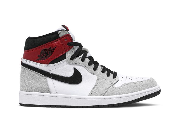 Air Jordan 1 Retro High OG 'Smoke Grey' — White/Black/Light Smoke Grey/Varsity Red