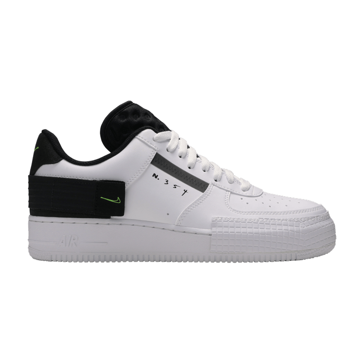 Nike Air Force 1 Type 'Volt' — White/Volt/Black/White