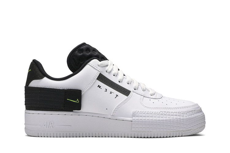 Nike Air Force 1 Type 'Volt' — White/Volt/Black/White (2)