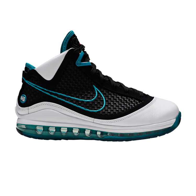 Nike Air Max LeBron 7 Retro QS 'Red Carpet' 2019 — White/Black/Glass Blue/Chilling Red