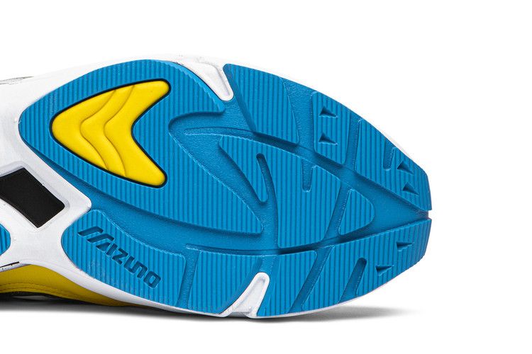 Pardon My French x Mizuno Wave Rider 1 'African Fabric' — Yellow/White/Orange
