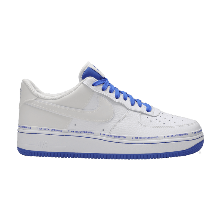 Uninterrupted x Nike Air Force 1 Low QS 'More Than' — White/Racer Blue