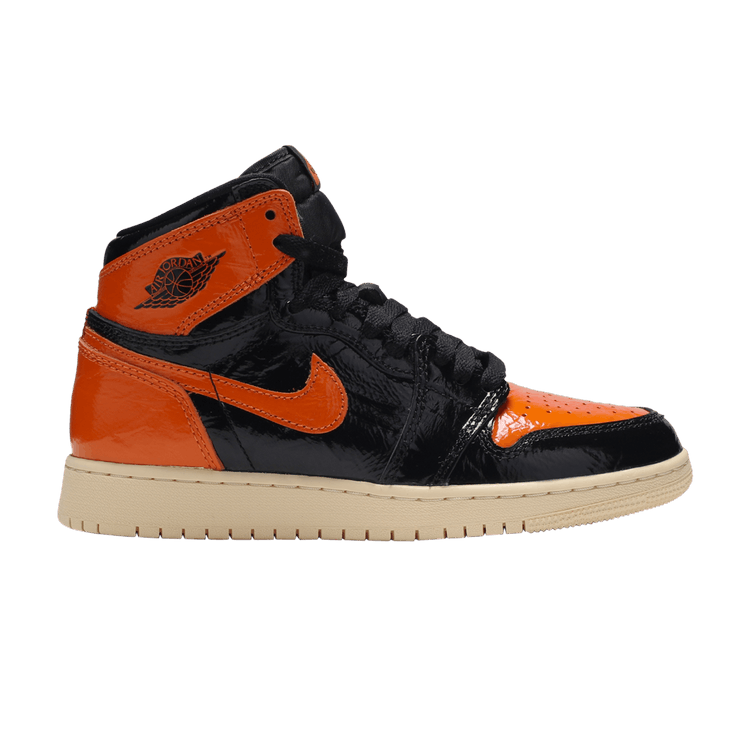 Air Jordan 1 Retro High OG GS 'Shattered Backboard 3.0' — Black/Pale Vanilla/Starfish