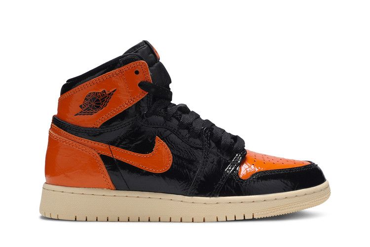 Air Jordan 1 Retro High OG GS 'Shattered Backboard 3.0' — Black/Pale Vanilla/Starfish