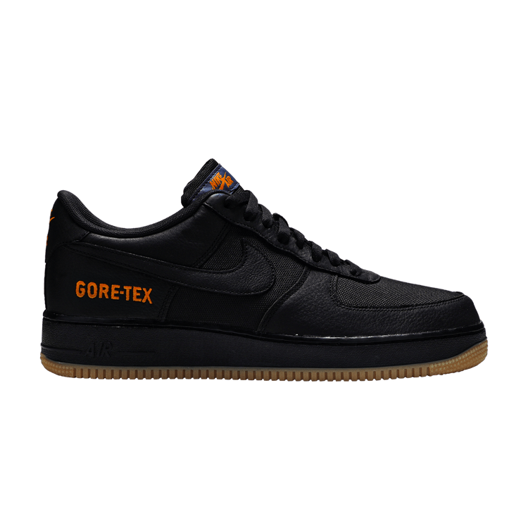 Nike Air Force 1 Low GORE-TEX 'Black' — Black/Black/Light Carbon/Bright Ceramic