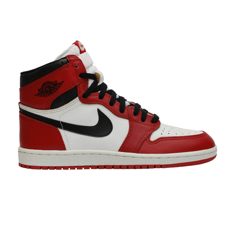 Air Jordan 1 High 'Chicago' 1985 — White/Black-Varsity Red
