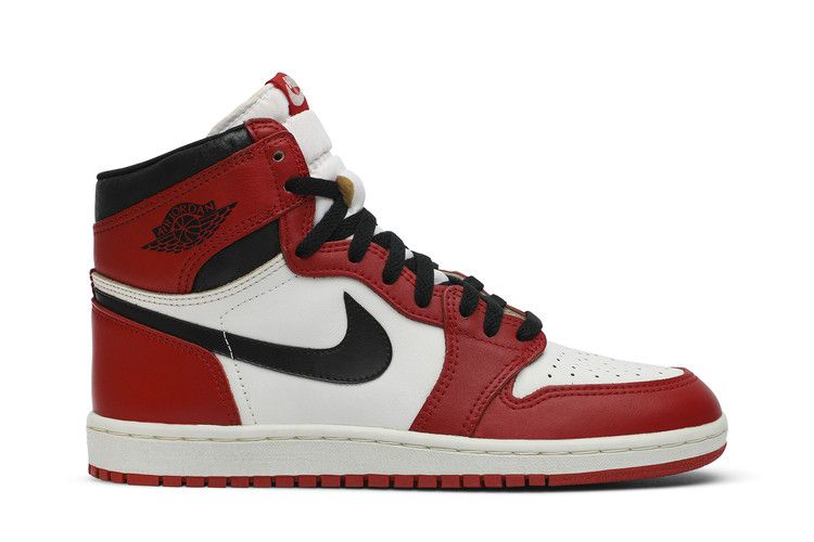 Air Jordan 1 High 'Chicago' 1985 — White/Black-Varsity Red