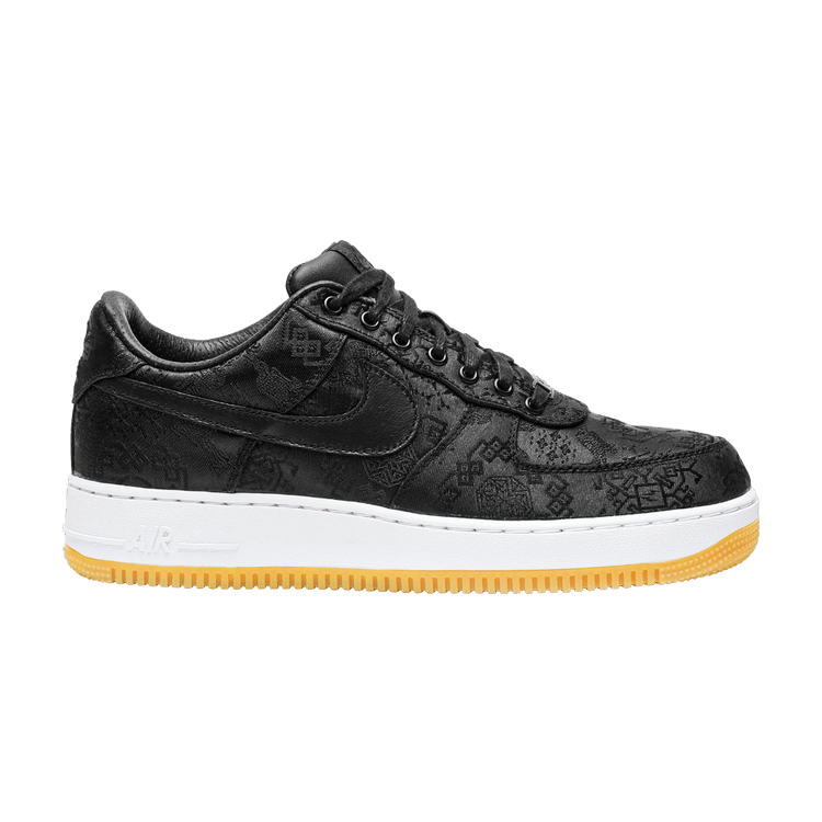 Fragment Design x CLOT x Nike Air Force 1 'Black Silk' — Cool Grey/Wolf Grey/Pure Platinum