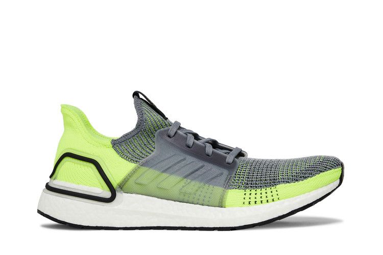 Adidas UltraBoost 19 'Grey Yellow' — Grey Three/Grey Three/Core Black