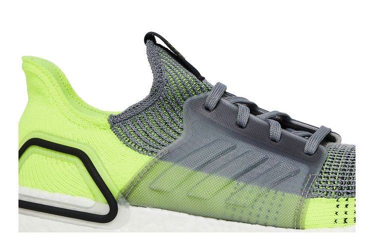 Adidas UltraBoost 19 'Grey Yellow' — Grey Three/Grey Three/Core Black