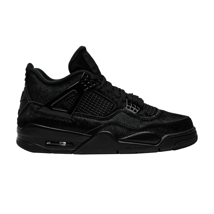 Olivia Kim x Wmns Air Jordan 4 Retro 'No Cover' — Black/Black/Black