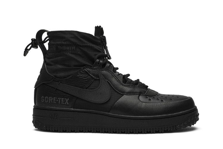 Gore-Tex x Nike Air Force 1 High 'Triple Black' — Black/Black (2)